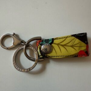 Vera Bradley Multicolor Floral Keychain